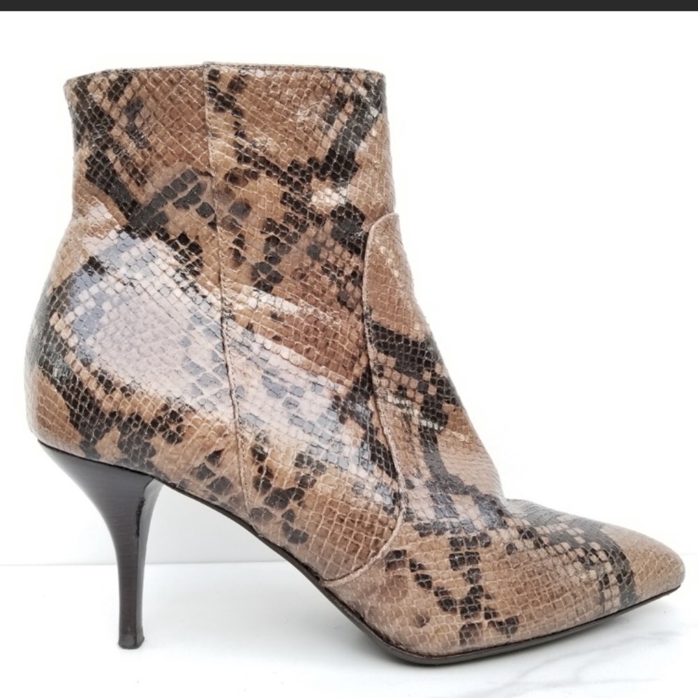 Bruno Magli Agostina Snake Embossed Leather Boot